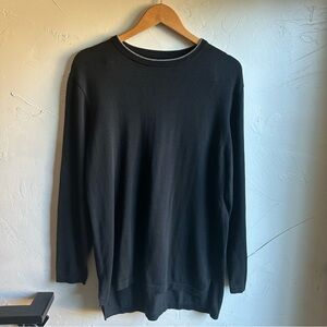 A-Frame Men's‎ Black Crew Neck Sweater Size Large